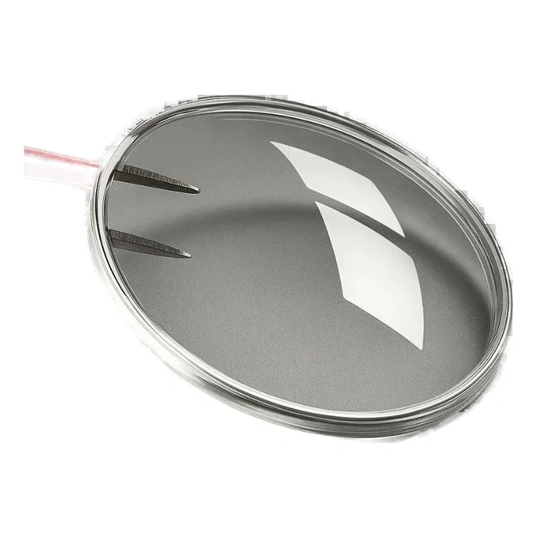 Omega 35mm sapphire watch crystal replacement glass showing clear transparent circular crystal with beveled edges